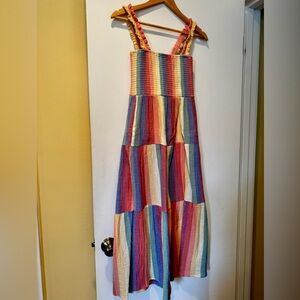 Marine Layer Multicolor Midi Sundress